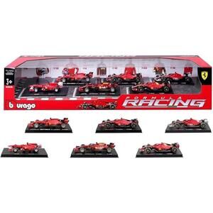Burago F1 FERRARI Formula 1  F1 Racing Die-Cast 1:43 Scale 6 Pack Set Models New